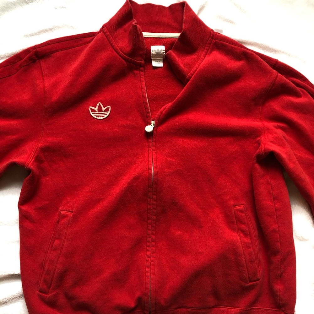 Vintage Adidas zip up pullover sweatshirt